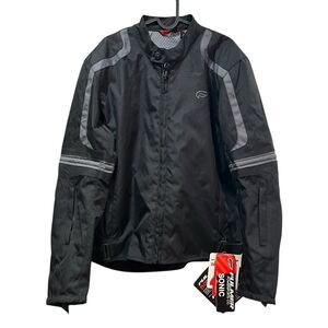 Fulmer Men’s S Black Armored Motorcycle Jacket Conceal Carry Pocket Motocross